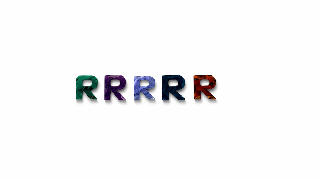 Letter R - Gemstone Initial Carving