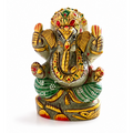Hand Painted Lord Ganesha Aventurine