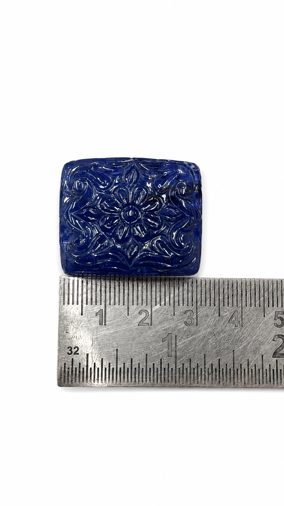 Carved Tanzanite Tablet