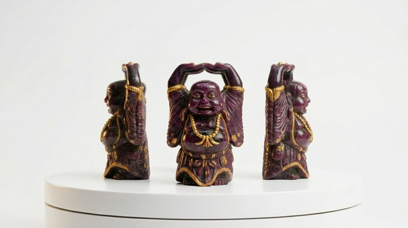 Ruby Laughing Buddha